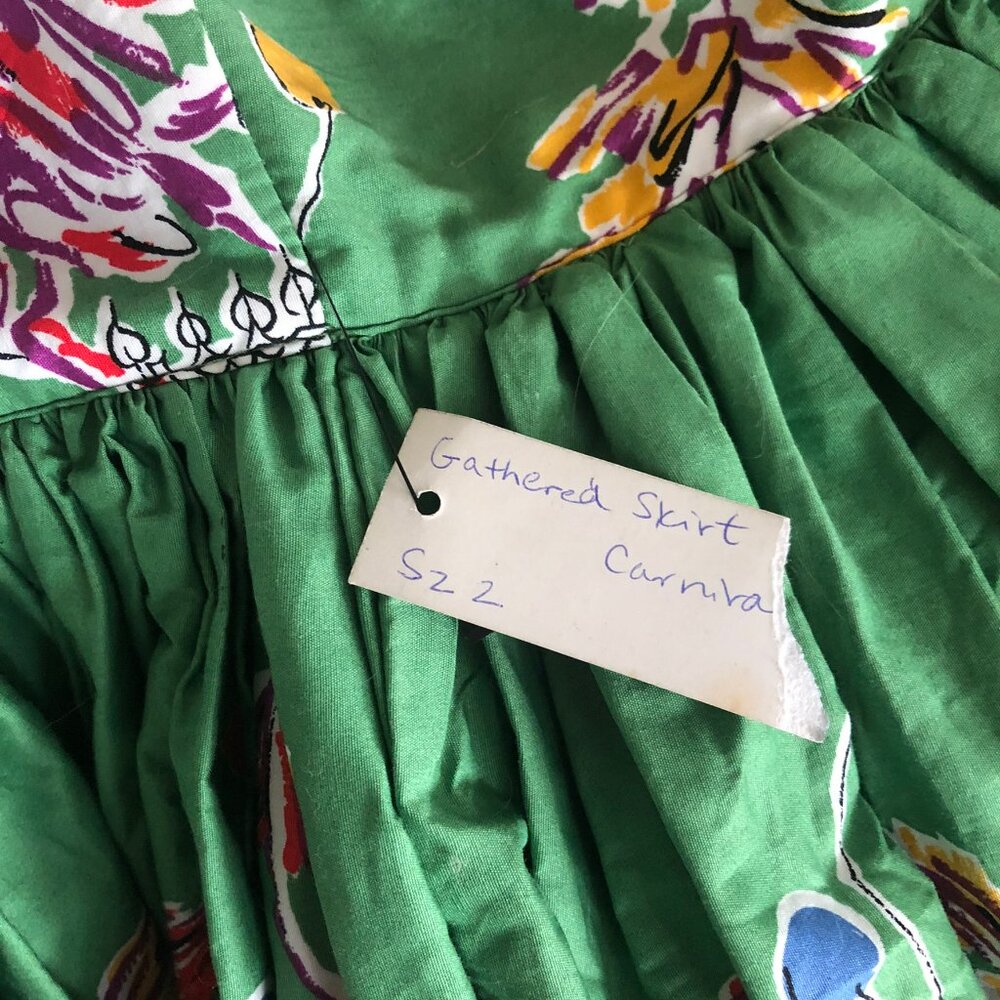 NWT Trashy Diva vintage repro full rare French Quarter print skirt - Picture 8 of 9